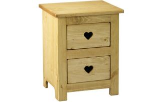 Фото Тумба прикроватная 2 ящика с сердцем CHEVET 2T COEUR