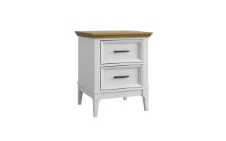 Фото Тумба прикроватная «Квадро-С» 02 (Белый лак-Антик 24)