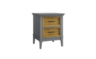 Фото Тумба прикроватная «Квадро-С» 02 (Серый 7042-Антик 24)
