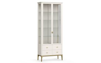 Фото Витрина стеклянная большая Альтэ Pr100CP-gold ПРИМО Голд