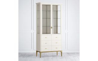 Фото Витрина стеклянная большая Pr094DP-gold Primo gold