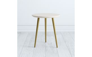 Фото Журнальный стол круглый малый Pr073B-gold Primo