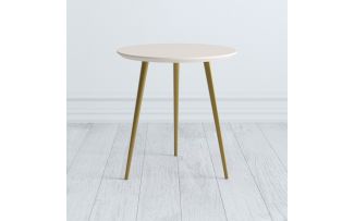 Фото Журнальный стол круглый средний Pr073C-gold Primo