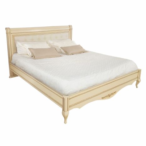 Кровать с мягким изголовьем 180×200 Неаполь T-488