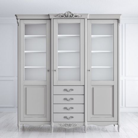 Библиотека 3 двери с ящиками Atelier Home