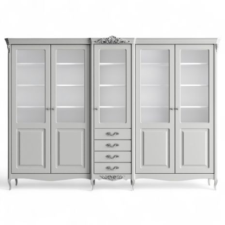 Библиотека 5 дверей с ящиками APs185E-K04-S Ательер Хоум