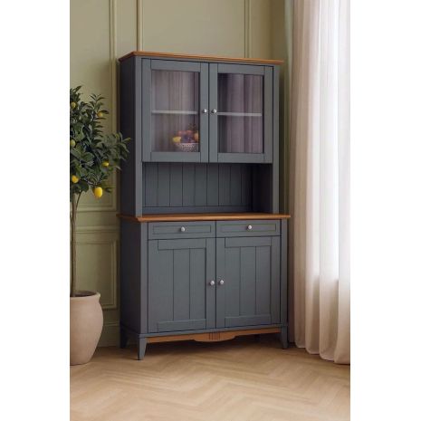 Буфет Пенни (Серый 7046 / Антик 24)