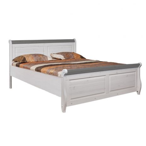 Кровать Мальта-М без ящиков 180х200 (серый)