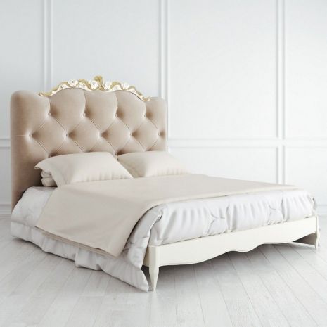 Кровать с мягким изголовьем 160х200 Romantic Gold