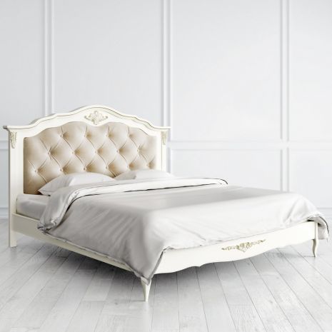 Кровать с мягким изголовьем 140х200 Romantic Gold