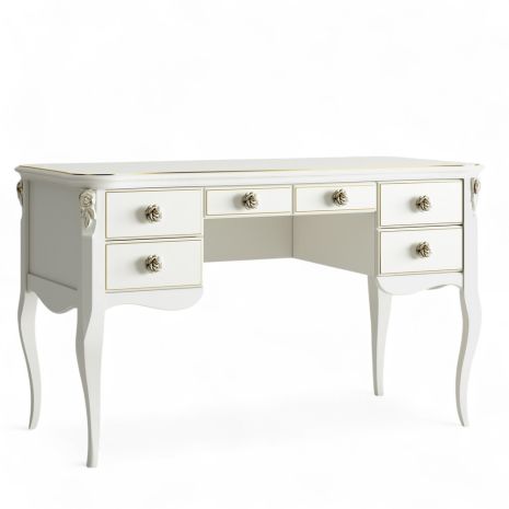 Кабинетный стол пристенный G111M.1S-K02-G Голден Роуз