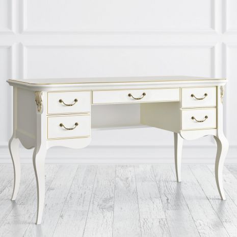 Кабинетный стол пристенный R111M-K02-G Romantic Gold