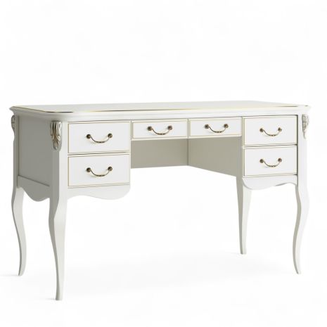 Кабинетный стол пристенный R111M.1S-K02-G Романтик Голд