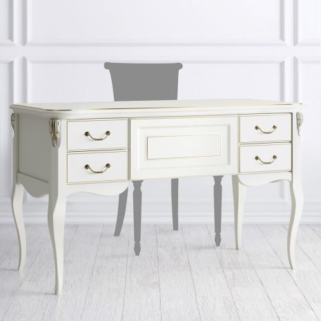 Кабинетный стол пристенный R111M.2S-K02-G Romantic Gold