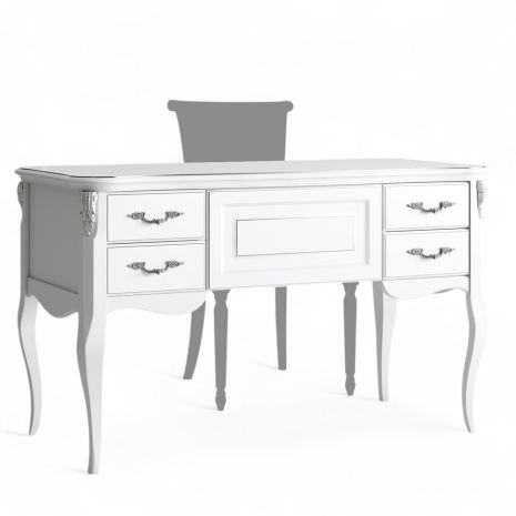 Кабинетный стол пристенный S111M.2S-K00-S Сильвери Роум