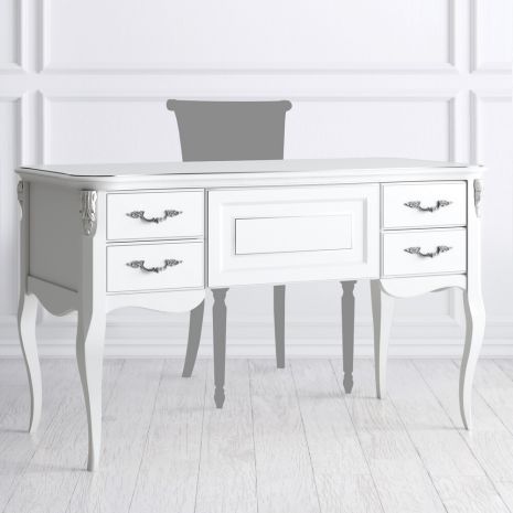 Кабинетный стол пристенный S111M.2S-K00-S Silvery Rome