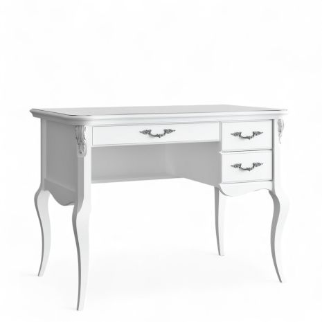 Кабинетный стол пристенный S111SR-K00-S Сильвери Роум