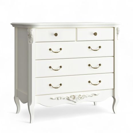 Комод бельевой 5 ящиков R109-K02 Романтик