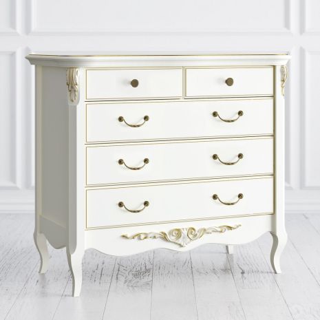Комод бельевой 5 ящиков R109g Romantic Gold