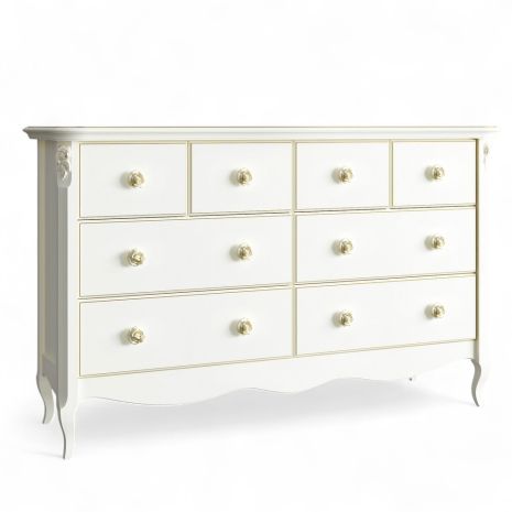 Комод широкий 8 ящиков G134-42-K02-G Голден Роуз