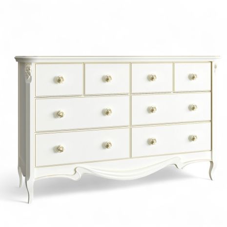 Комод широкий 8 ящиков GL134-42-K02-G Лейди Роуз