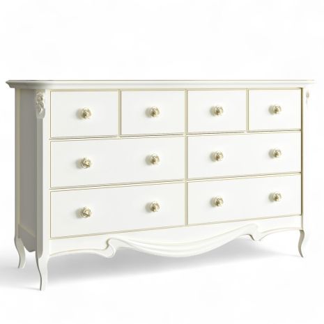 Комод широкий 8 ящиков GL134-K02-G Лейди Роуз