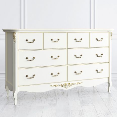 Комод широкий 8 ящиков Romantic Gold