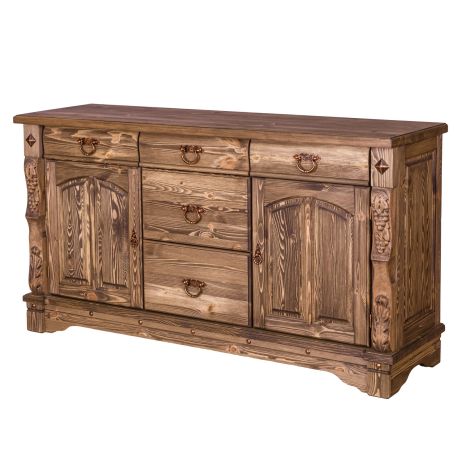 Комод Викинг GL-05/1 с ящиками из массива сосны (палисандр)