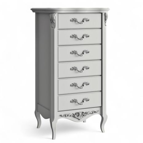 Комод высокий 6 ящиков APs108-K04-S Ательер Хоум