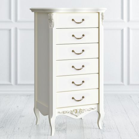 Комод высокий 6 ящиков R108-K02 Romantic