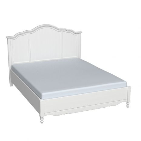 Кровать Верден с низким изножьем 180х200 белый воск
