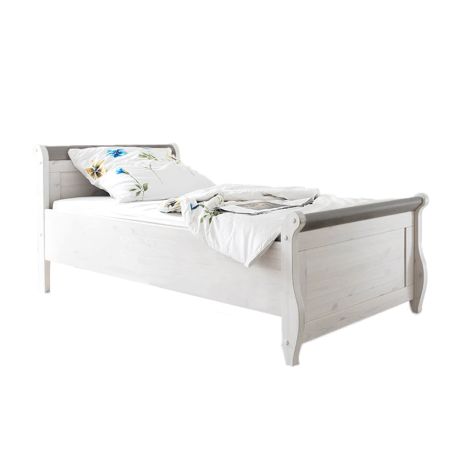 Кровать Мальта 100 без ящиков (серый)