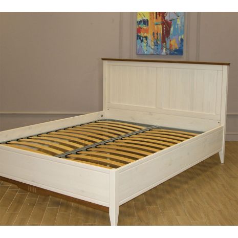 Кровать Пенни 160x200 белый воск/антик 24