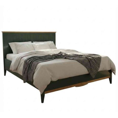 Кровать Пенни 160x200 грин 6020/антик 24