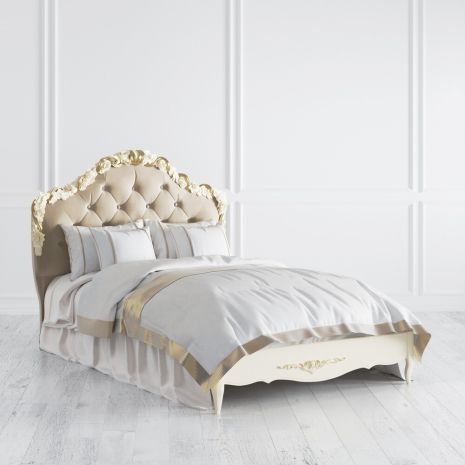 Кровать с мягким изголовьем 120*200 R412-K02-G-B01 Romantic Gold