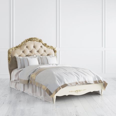 Кровать с мягким изголовьем 120*200 R412-K02-GG-B01 Romantic Gold