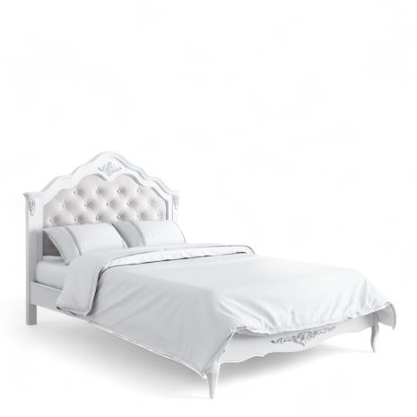 Кровать с мягким изголовьем 120*200 S312-K00-S-B07 Сильвери Роум