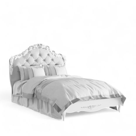 Кровать с мягким изголовьем 120*200 S412-K00-S-B07 Сильвери Роум
