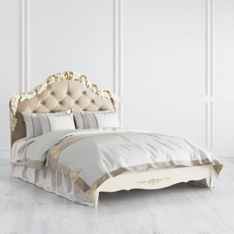 Кровать с мягким изголовьем 140*200 R414-K02-G-B01 Romantic Gold