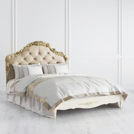 Кровать с мягким изголовьем 140*200 R414-K02-GG-B01 Romantic Gold