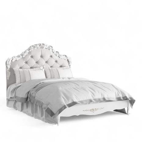 Кровать с мягким изголовьем 140*200 S414-K00-S-B07 Сильвери Роум