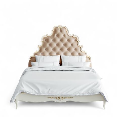 Кровать с мягким изголовьем 160*200 A426-K02-G-B01 Ательер Голд