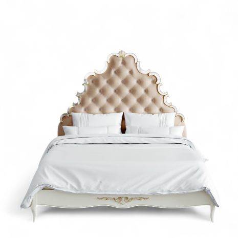 Кровать с мягким изголовьем 160*200 A426Z-K02-G-B01 Ательер Голд
