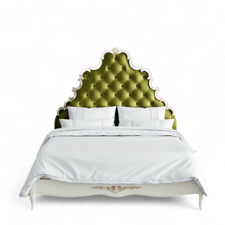 Кровать с мягким изголовьем 160*200 A426Z-K02-G-B10 Ательер Голд