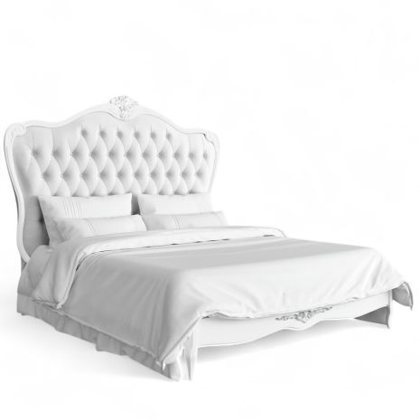 Кровать с мягким изголовьем 160*200 G526-K00-S-B07 Сильвери Роум