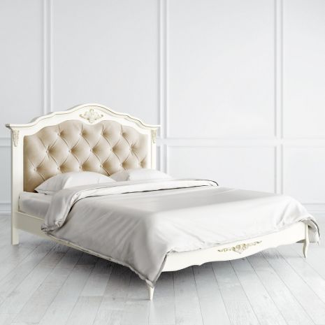 Кровать с мягким изголовьем 160*200 R316g Romantic Gold