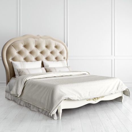 Кровать с мягким изголовьем 160*200 R516-K02-G-B01 Romantic Gold