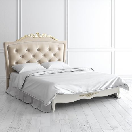 Кровать с мягким изголовьем 160*200 R556DY-K02-G-B01 Romantic Gold