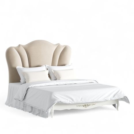 Кровать с мягким изголовьем 160*200 R616-K02-G-B01 Романтик Голд