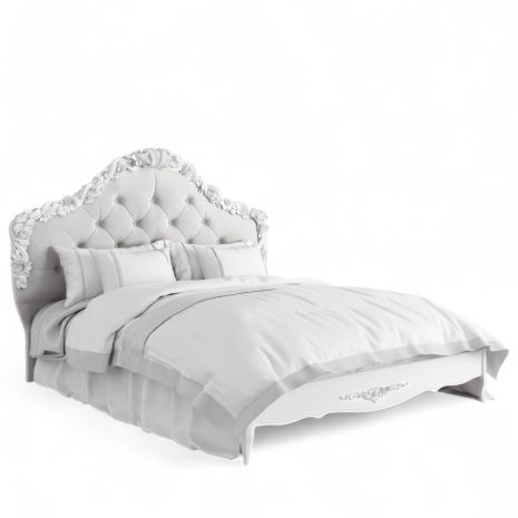 Кровать с мягким изголовьем 160*200 S416-K00-S-B07 Сильвери Роум